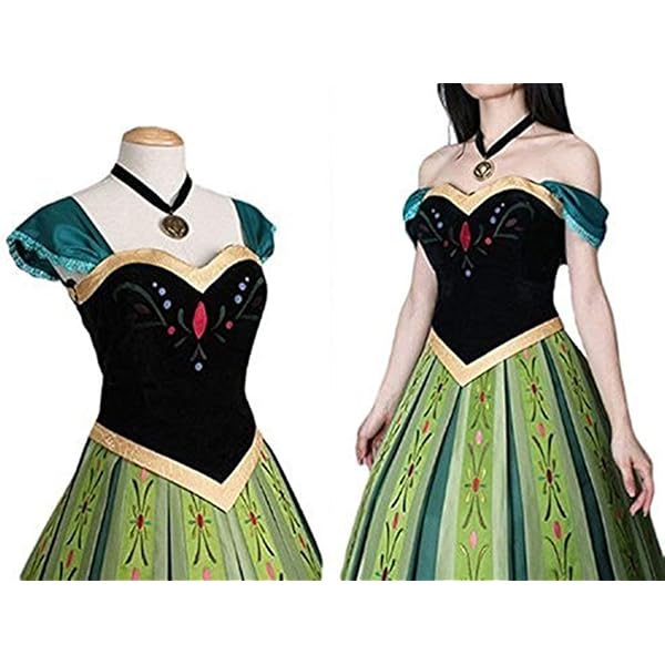 アナ雪 アナ戴冠式 ドレス 仮装 衣装 コスプレ 大人 ディズニー 衣装 楽天市場】ディズニー コスチューム 大人 アナドレス（コスプレ